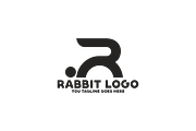 Rabbit R Letter Logo, a Branding & Logo Template by Brandlogo (Thumbnail 2 of 3)