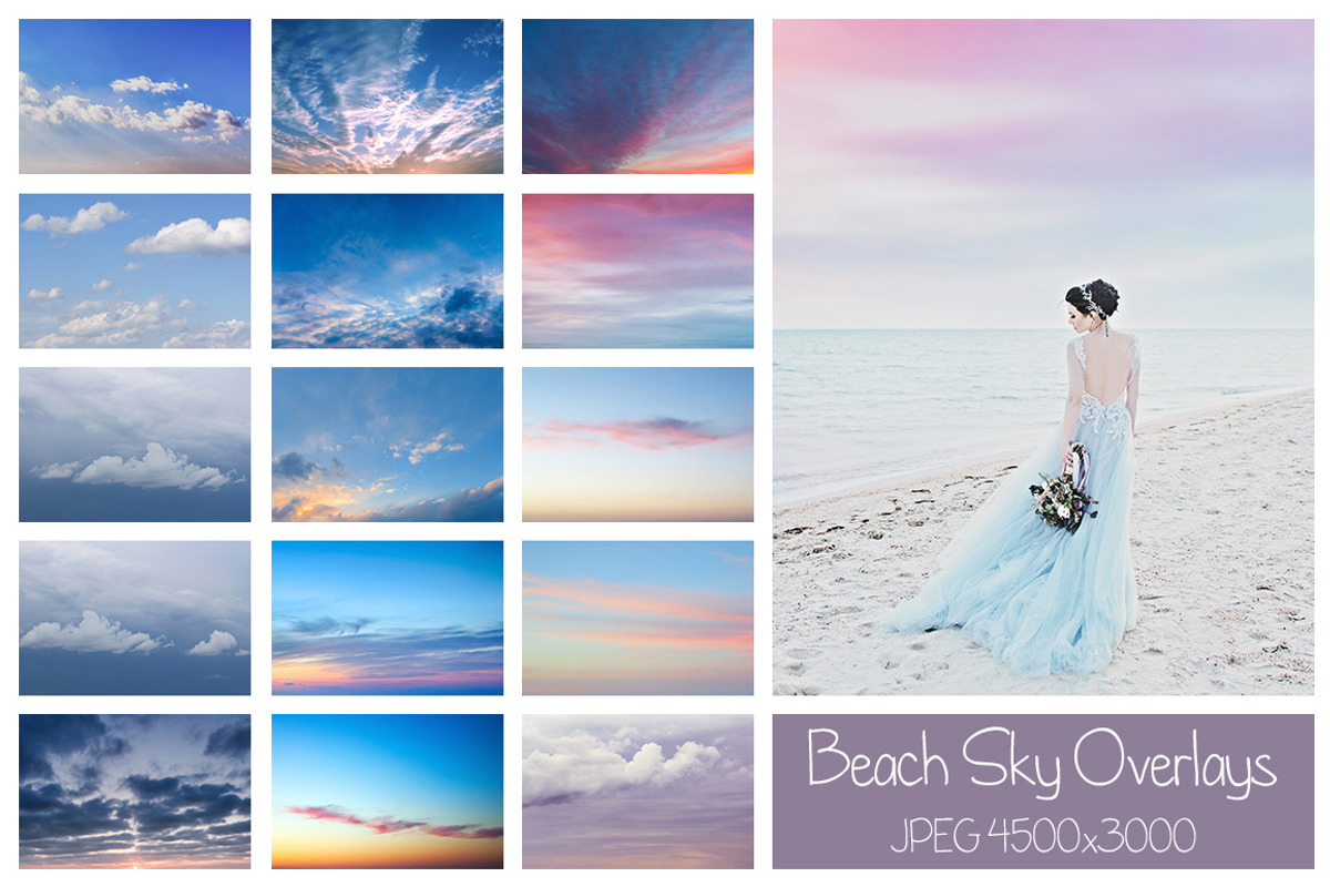 30 Beach Sky Overlays, a Texture Graphic by LovePhotoMoment (Photo 12 of 12)