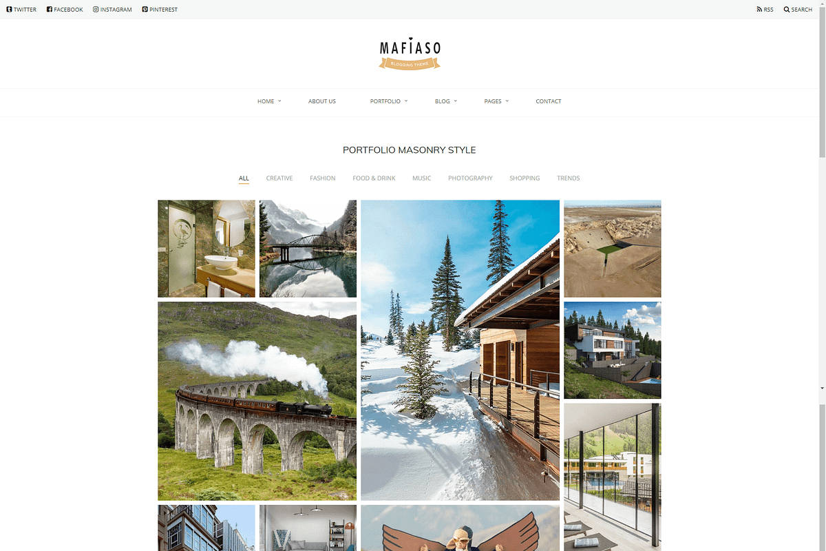 Mafiaso - Creative Blog WP Theme, a WordPress Template by FlyTemplates.com (Photo 4 of 12)