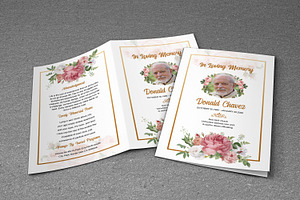 Funeral Program Template Printable