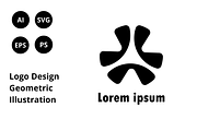Logo Design Geometric Illustration, a Branding & Logo Template by Diya Studio (Thumbnail 1 of 3)