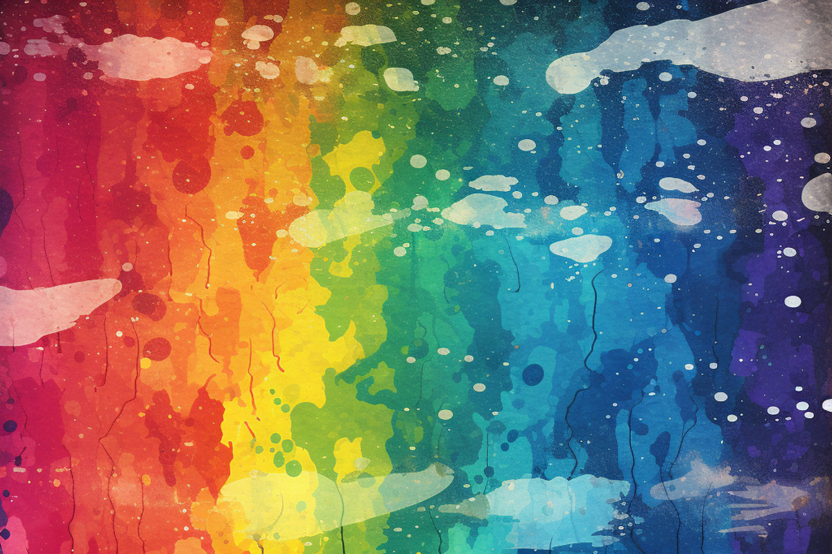 Rainbow Grunge Pattern, a Pattern Graphic by Printable Treasure (Photo 8 of 10)