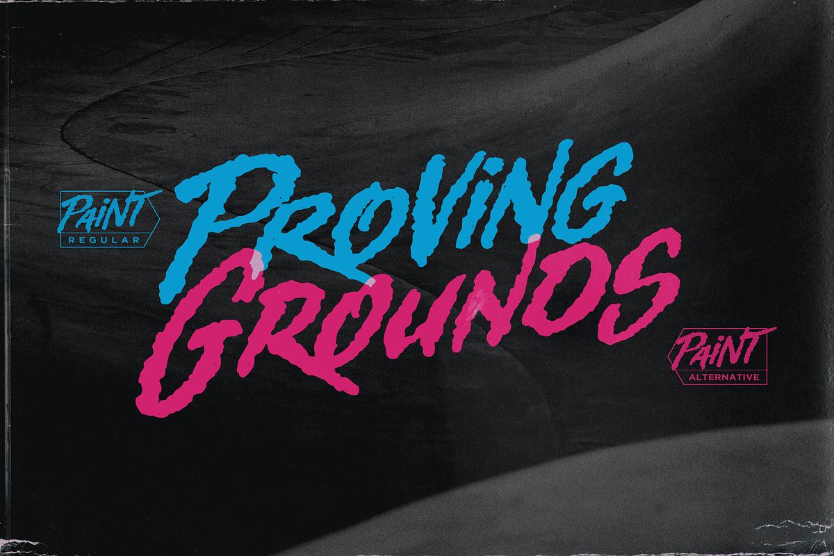 Street Punks: Retro Graffiti Font, a Handwritten Font by Wingsart Studio (Photo 14 of 16)
