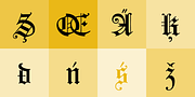 Fleischmann Gotisch, a Blackletter Font by preussTYPE (Thumbnail 4 of 11)