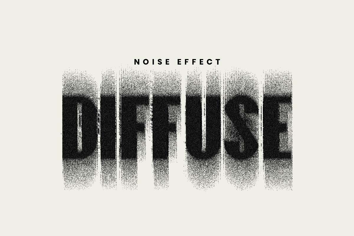 Distortion Noise Text Effect, a Layer Style Add-On by studiogstock (Photo 1 of 2)