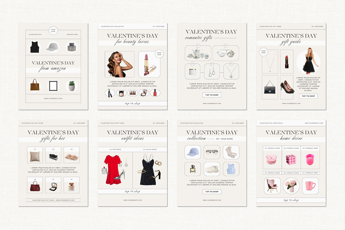 Valentine's Day LTK Canva Template, a Social Media Template by Deb Creative Studio (Photo 5 of 10)