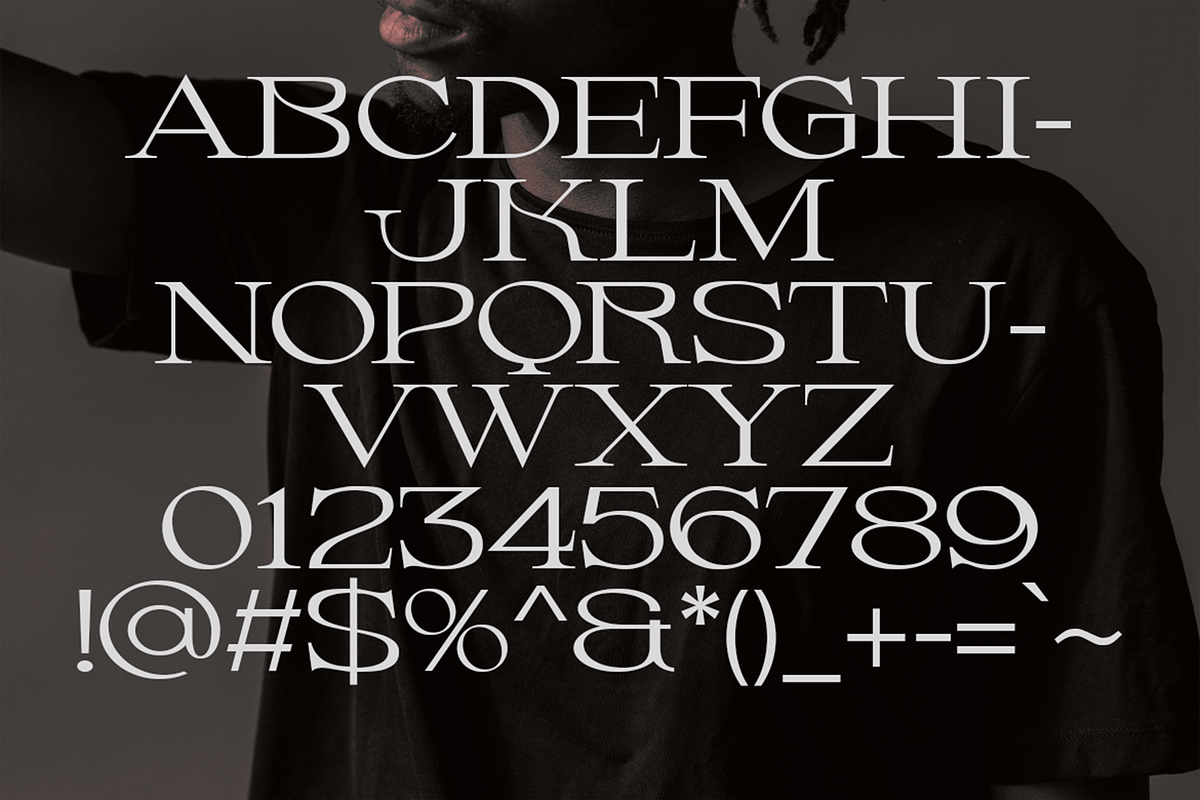 Broman - Experimental Serif Fonts, a Serif Font by Konstantine Studio (Photo 3 of 3)