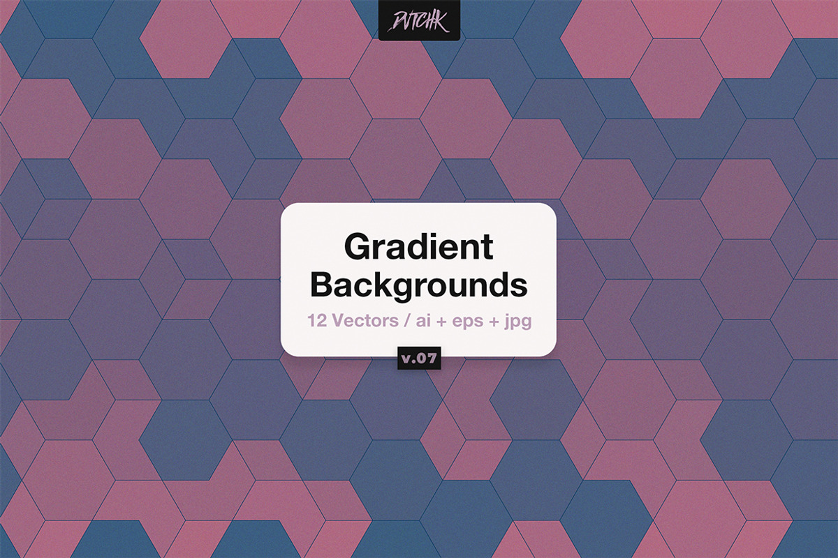 Gradient Hexagonal Backgrounds | V07, a Background Graphic by dvtchk (Photo 3 of 7)