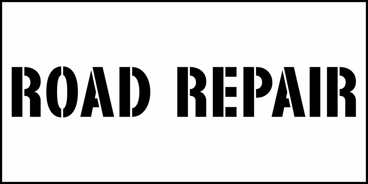 Road Repair JNL, a Sans Serif Font by Jeff Levine Fonts (Photo 2 of 5)