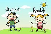 Happy Kids - Playful Font, a Handwritten Font by BearyType Studio (Thumbnail 10 of 13)
