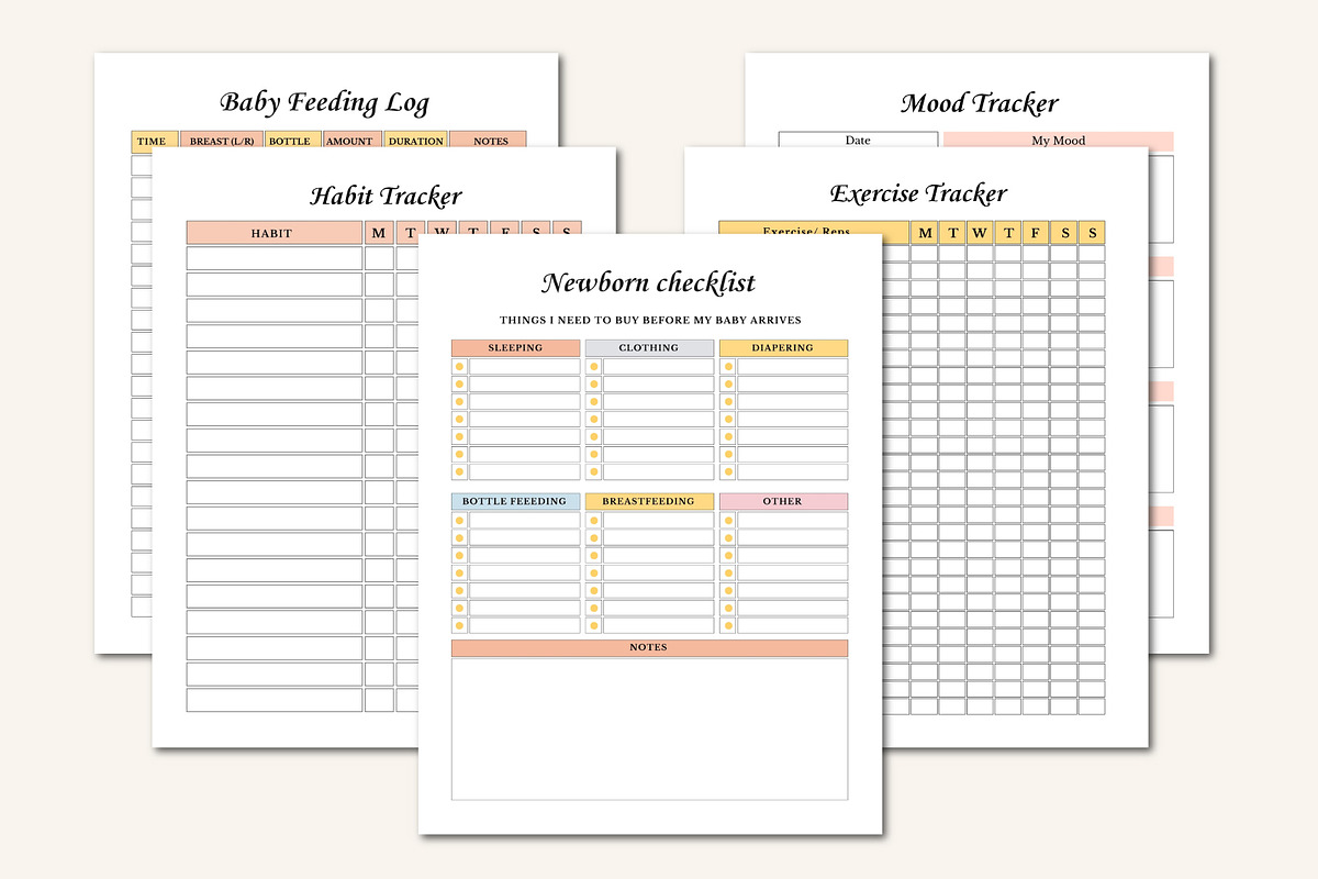 The Mom Life Planner Bundle, a Stationery Template by Designmela01 (Photo 6 of 10)