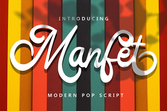 Manfet - Modern Pop Script preview 7
