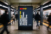 New York Metro Ad Screen Mock-Up 2, an Advertising Mockup by Graphic Shelter (Thumbnail 8 of 8)