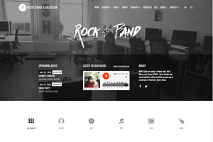 Music Band Musician WordPress Theme