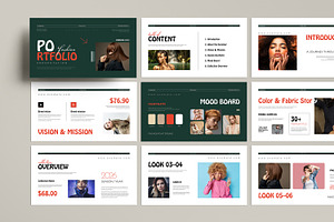 Fashion Portfolio Presentation, a Presentation Template by MightyDesign