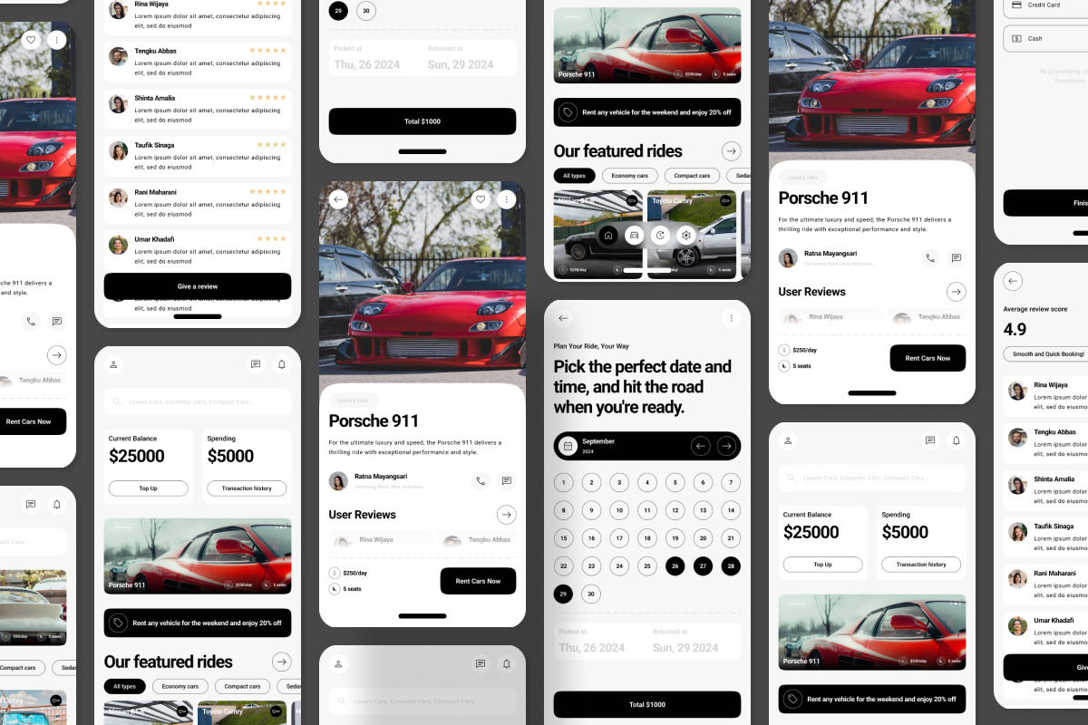 Heim - Car Rent App, an App Template by twinstd (Photo 3 of 5)