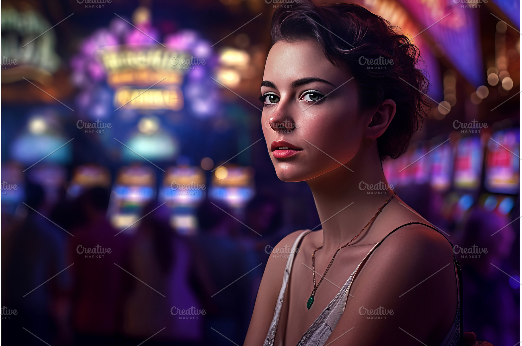 Chic elegant female casino viewer, a Beauty & Fashion Photo by Ylivdesign