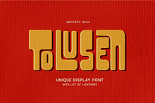 Tolusen - Bold Retro Font