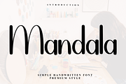 Mandala, a Sans Serif Font by InermediaSTUDIO (Thumbnail 1 of 7)