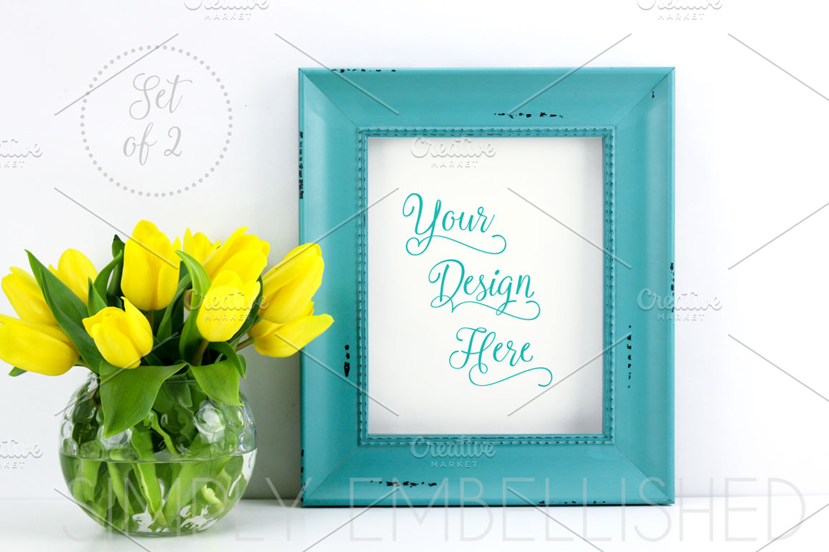 Set of 2 ~ Styled Frame Mockup, a Print Template by Simply Embellished (Photo 1 of 2)