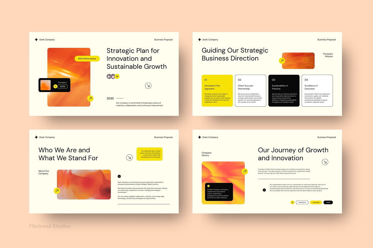 Strategic Business Proposal, a Presentation Template by FIBRINOSÄ (Photo 3 of 7)