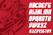 MOOGE (futuristic font), a Sans Serif Font by HVF Studio (Thumbnail 3 of 4)