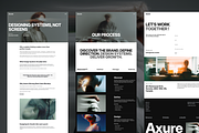 Axure - Portfolio HTML Template, a HTML Template by TNCFlow (Thumbnail 4 of 5)