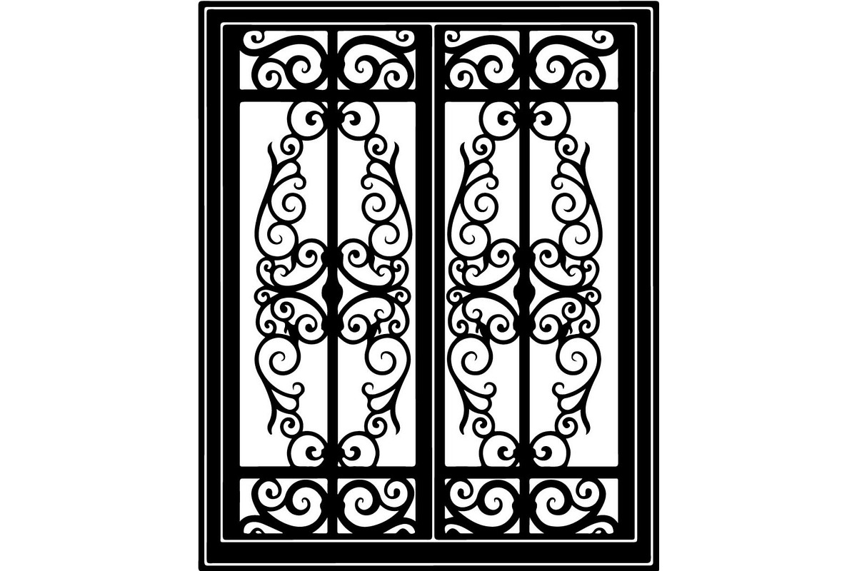 Ornamental Scroll Engraving Panel, a Decorative Illustration by Designer_Momina (Photo 3 of 20)