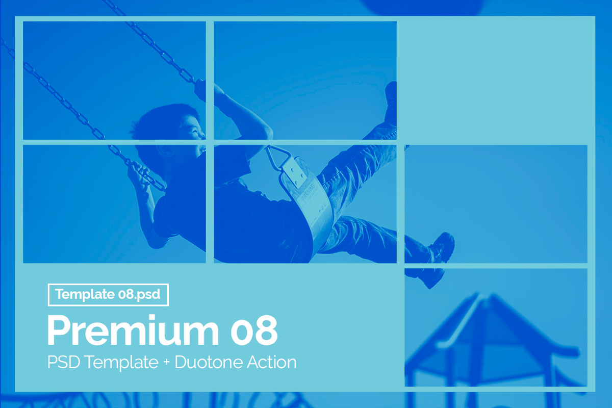 PSD Template + Duotone Action, an Action Add-On by Graphicboom (Photo 10 of 32)