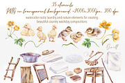 Spring Rustic Laundry Aesthetic, an Object Illustration by Shabbypie (Thumbnail 2 of 5)
