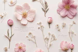 Pink Wildflowers Backgrounds