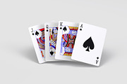 Playing Cards Mockup v.8 - 8 views, an Advertising Mockup by Illusiongraphic (Thumbnail 8 of 22)