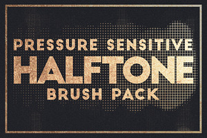 Pressure Sensitive Halftone Brushes