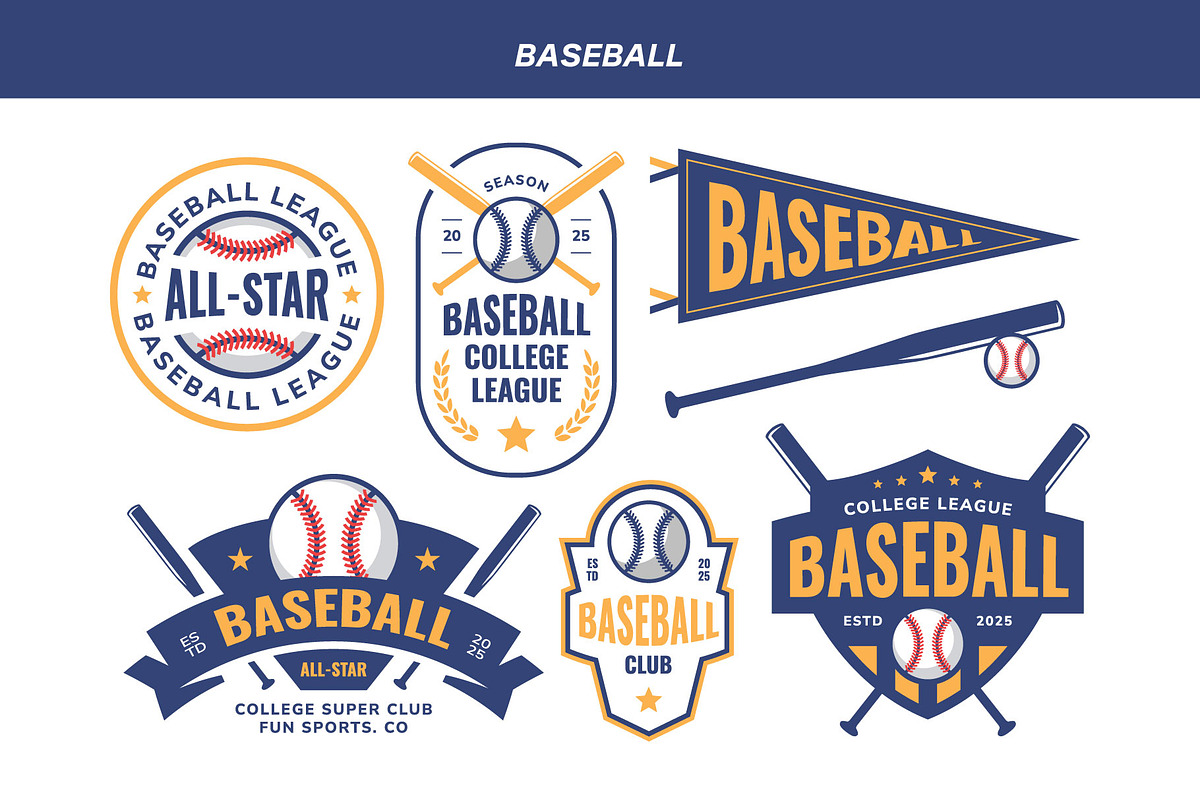 Sports Badge Collection, an Object Graphic by TSRY (Photo 6 of 9)