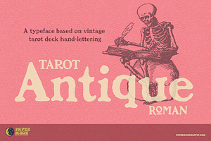 PM Tarot Antique Serif Font