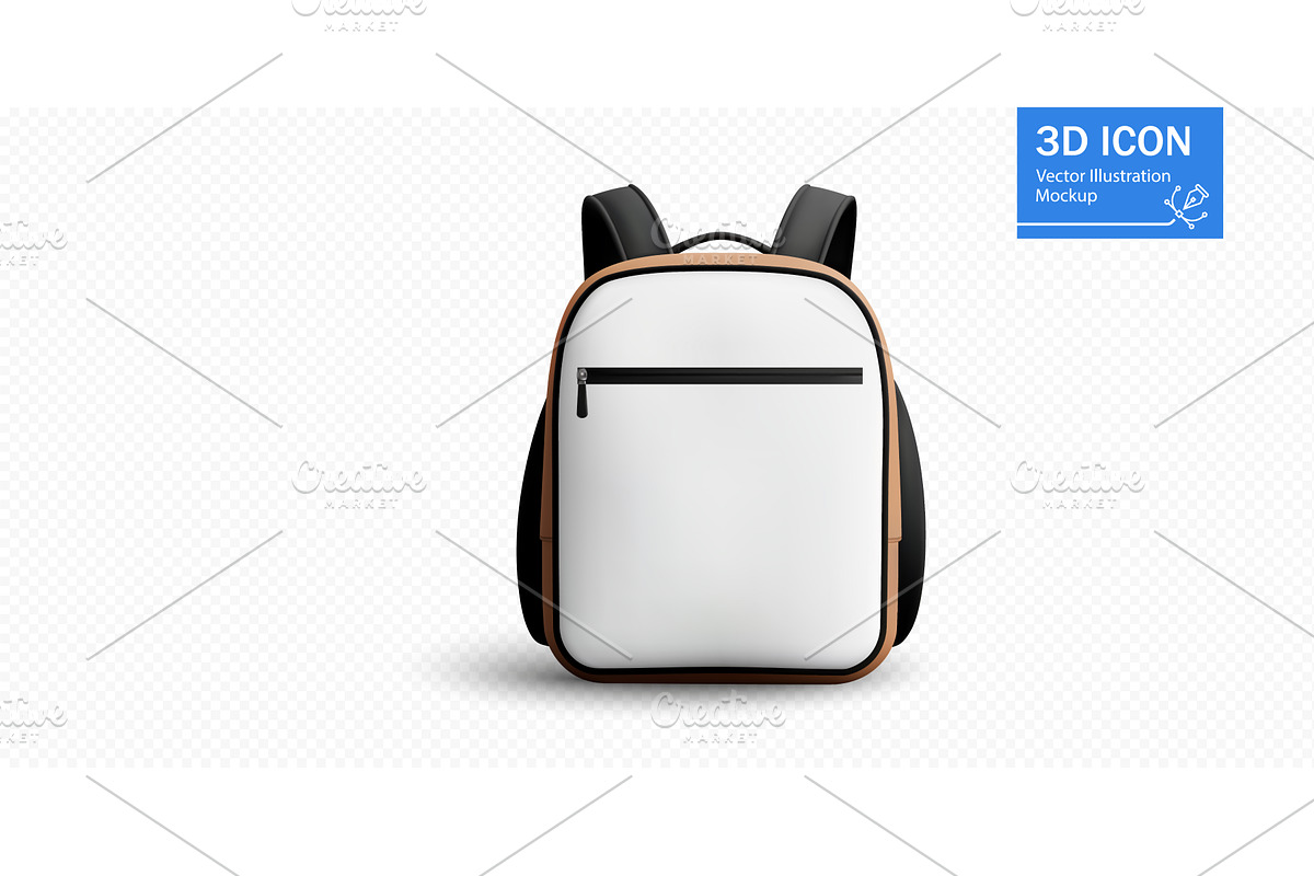 Blank backpack design mockup, a Technology Illustration by ZinetroN