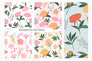 Floral elements & patterns, a Decorative Illustration by hanifa_design (Thumbnail 4 of 8)
