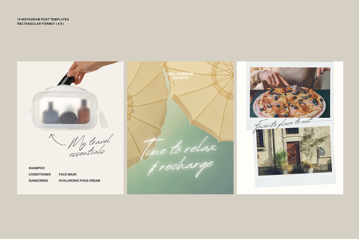 New Insta Aesthetic Posts-Traveling, a Social Media Template by CreativeFolks (Photo 7 of 7)