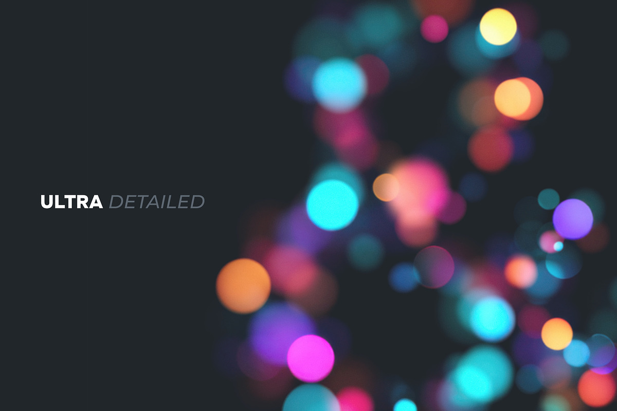 Colorful Bokeh Letters Overlays, a Symbol Font by PhotoSpirit (Photo 6 of 8)