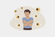 Mental Illness Illustration, an Object Graphic by Jump Studio (Thumbnail 5 of 12)
