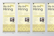Hiring & Recruitment Roll Up Banner, a Poster Template by Annora Studio (Thumbnail 4 of 6)
