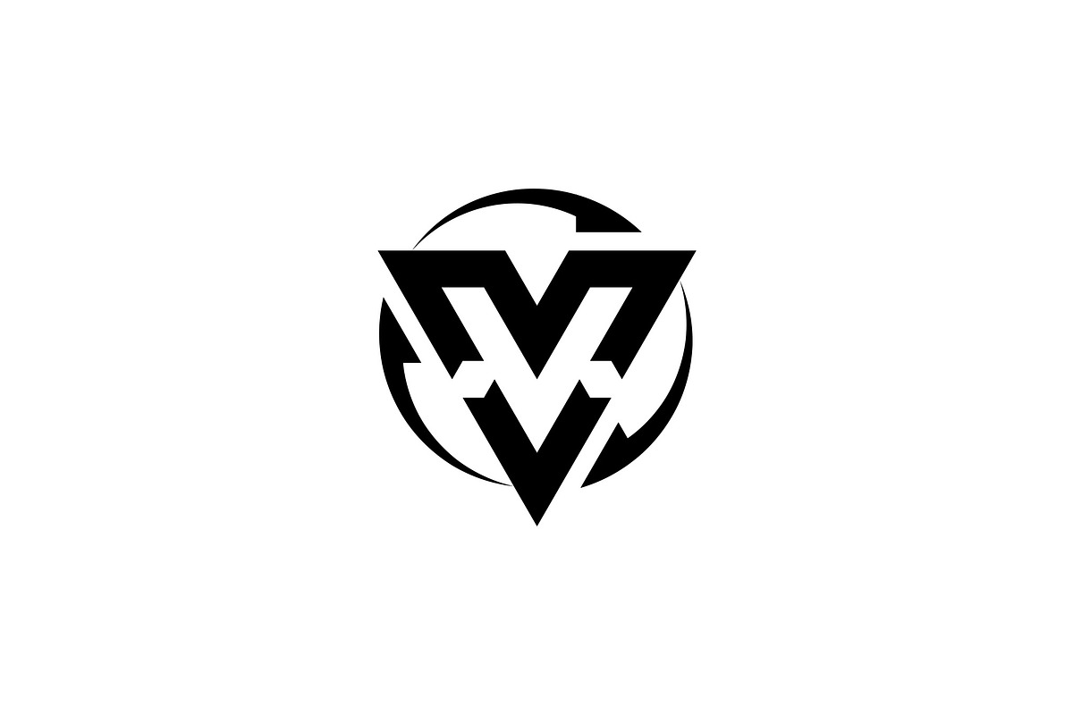 Futuristic Initials MV Monogram Logo, a Branding & Logo Template by Luxury Logos (Photo 3 of 4)