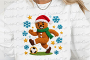 Yarn Crochet Gingerbread Man PNG, an Illustration by OK Design (Thumbnail 2 of 4)