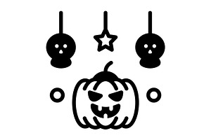 Halloween pumpkin solid icon, a Solid Icon by Creative priyanka