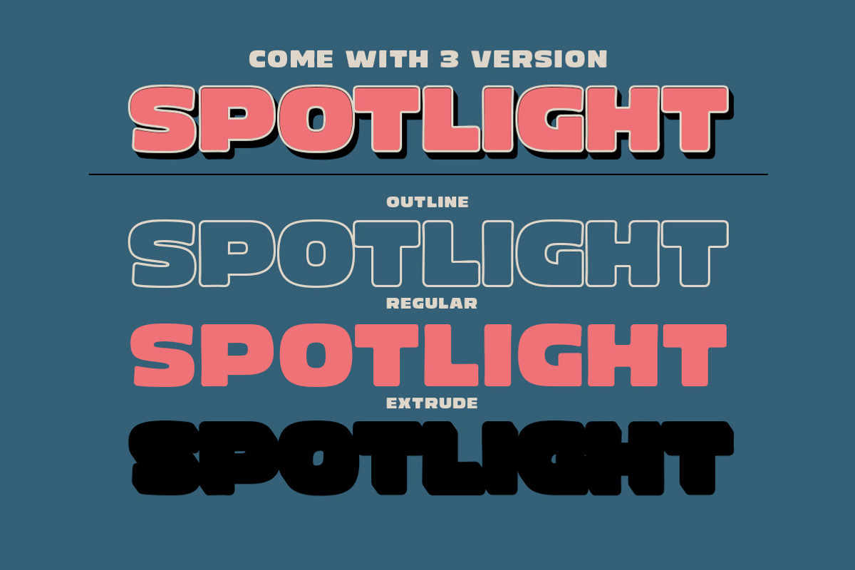 Oakfield | Bold Sans-Serif, a Sans Serif Font by Typeskets (Photo 4 of 10)