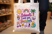 School out Summer Cute Doodle PNG, a Work Illustration by Sublimation Artist (Thumbnail 8 of 9)