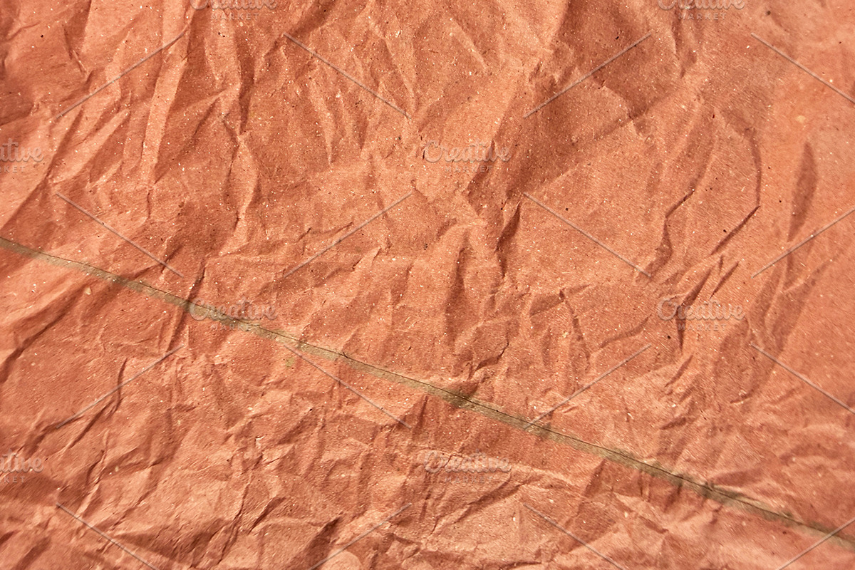 Brown Crumpled Paper Texture Bundle, a Background Photo by Pixeness Studio (Photo 7 of 7)