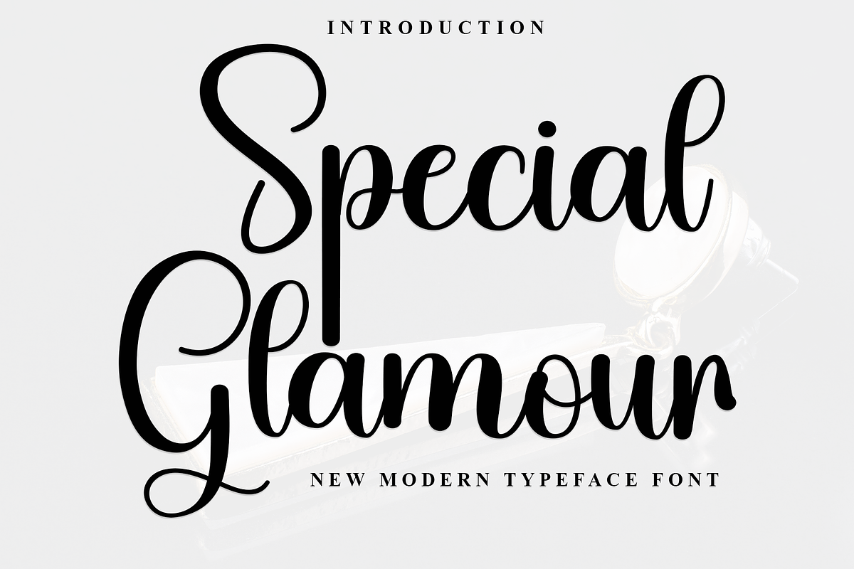 Special Glamour, a Handwritten Font by FreshTypeINK (Photo 1 of 8)