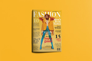 Fashion Magazine Template Design