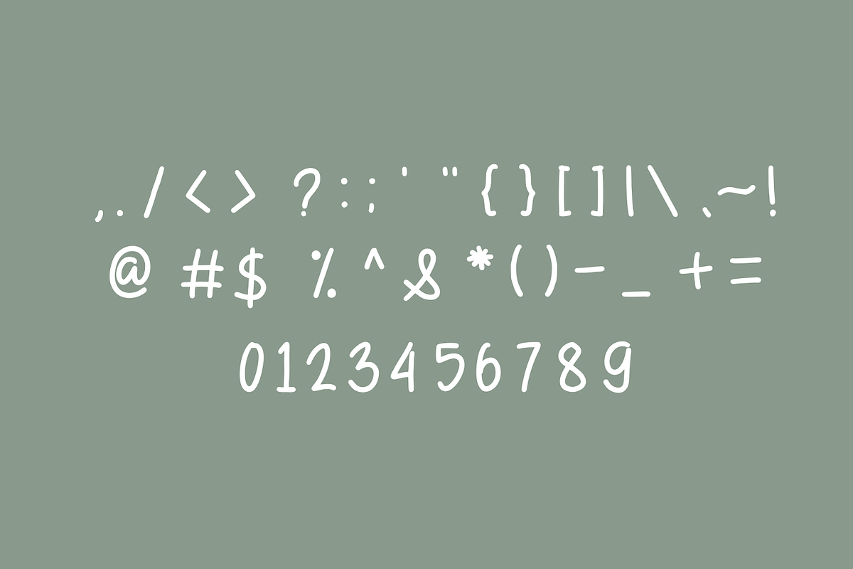 Childhand, a Slab Serif Font by lelevien (Photo 3 of 6)